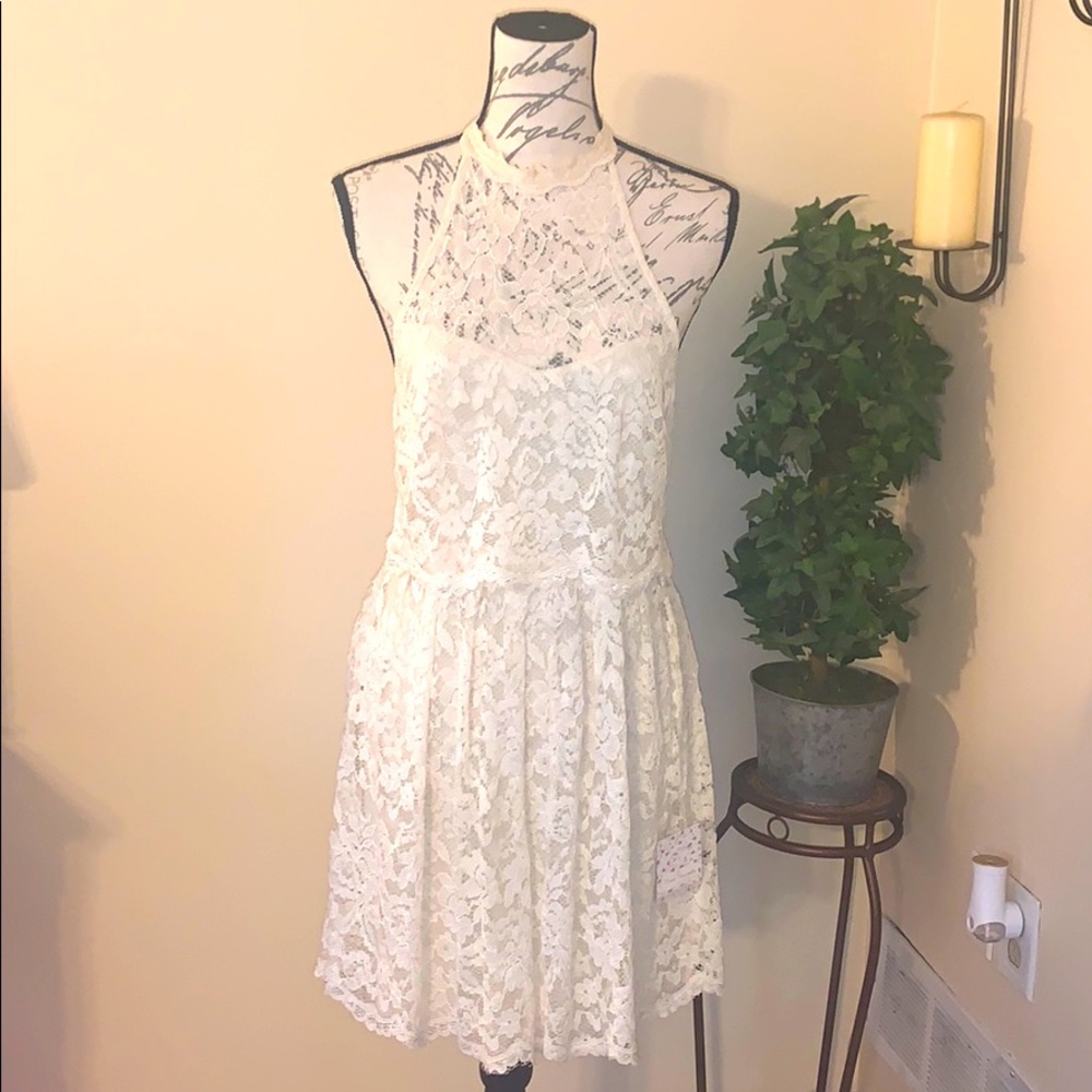NWT Free People Lace Tank Dress